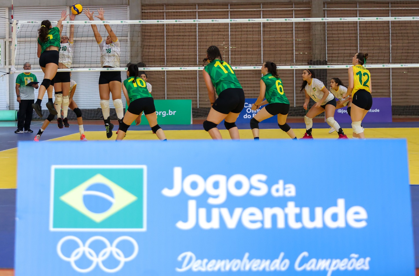 Volei é uma das modalidades nos Jogos da juventude em Ribeirão Preto | Crédito: Beto Noval/COB