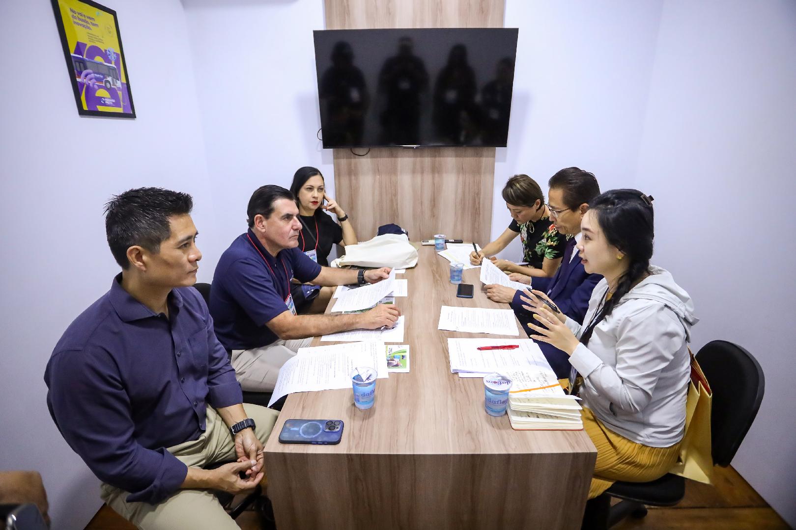 Reunião entre representantes de Ribeirão Preto e Taiwan | Crédito: Fernando Gonzaga