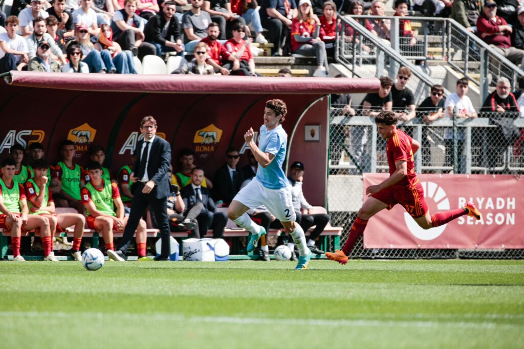 Filipe Bordon jogando pelo Lazio, time italiano | Crédito: Arquivo pessoal