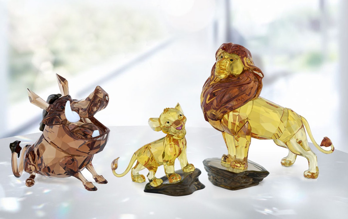 Swarovski cria peças de decoração com personagens de O Rei Leão | Crédito: Divulgação