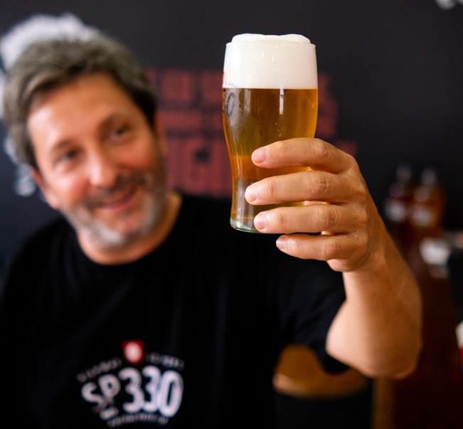 Tio Limongi, mestre cervejeiro da SP 330 | Crédito: Divulgação